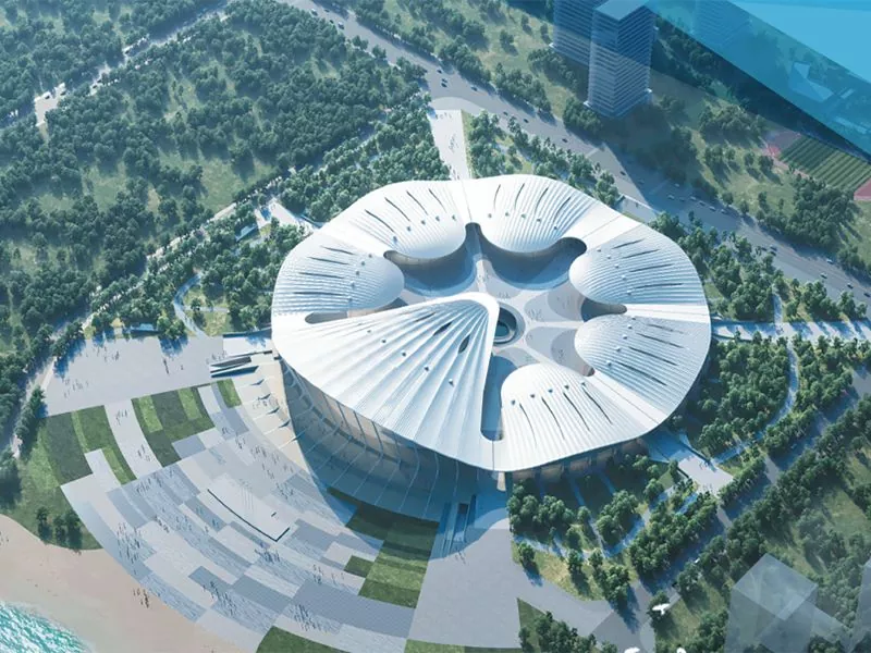 Сталёвая структура каркаса Beams Hotel Office выставачная зала